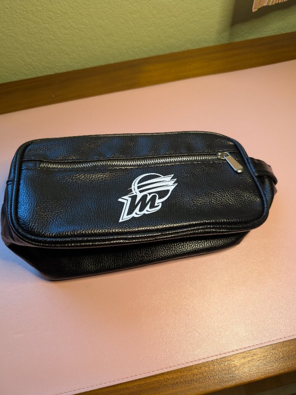 New Phoenix Mercury WNBA Toiletry Bag, black